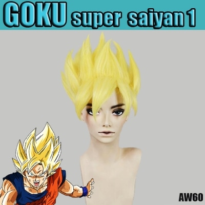 perruque dragon ball sangoku super sayen aw60