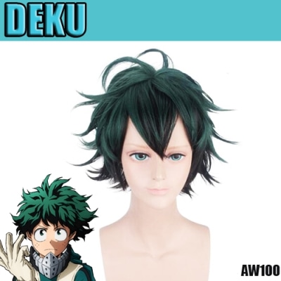 perruque my hero academia  midori ya izuku aw100