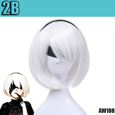 perruque nier automata 2b aw108